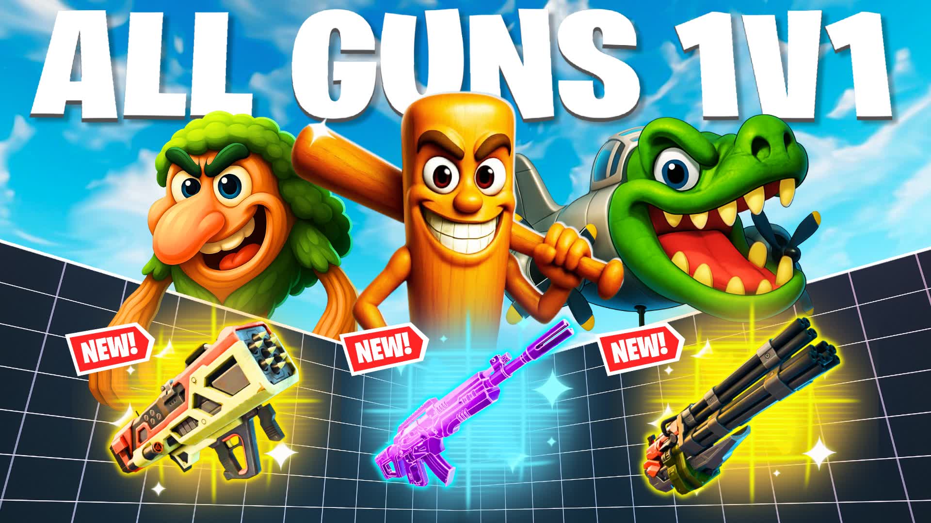 MEGA 1V1 WITH ALL GUNS ⭐️