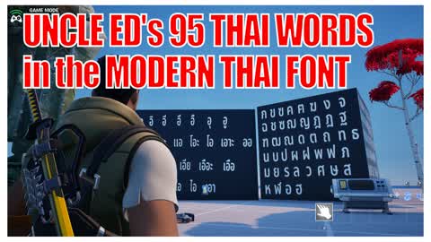 UNCLE ED'S 95 THAI WORDS IN MODERN FONT