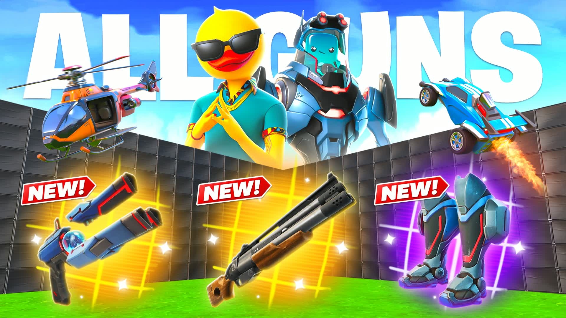 MEGA 1V1 ALL GUNS & VEHICLES