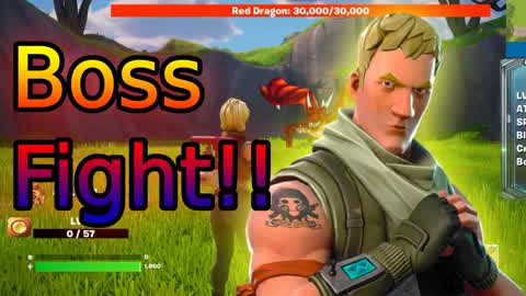Boss Fight - Red Dragon!!