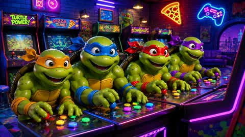 🍕 TMNT CITY ⭐ 99 BOT BATTLE