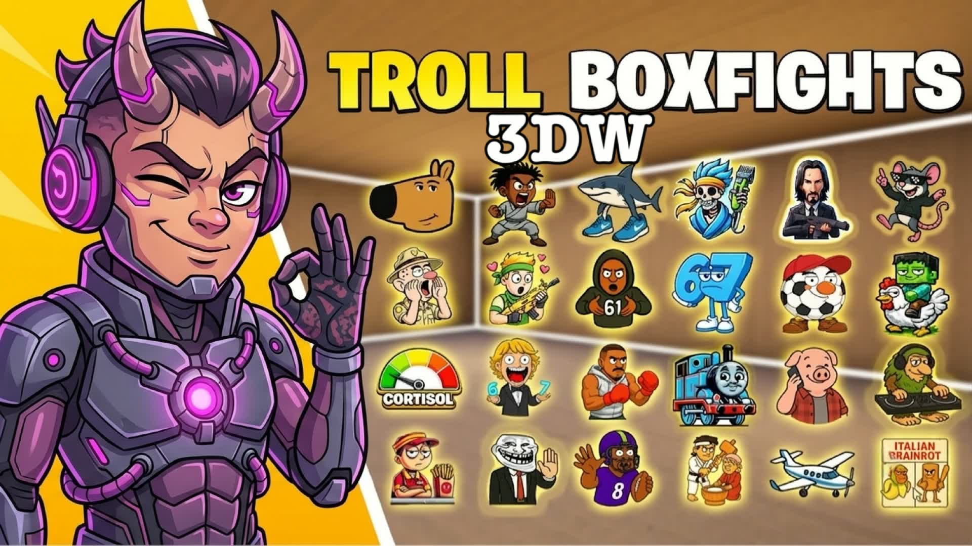 TROLL BOX PVP - BOX FIGHTS (3DW
