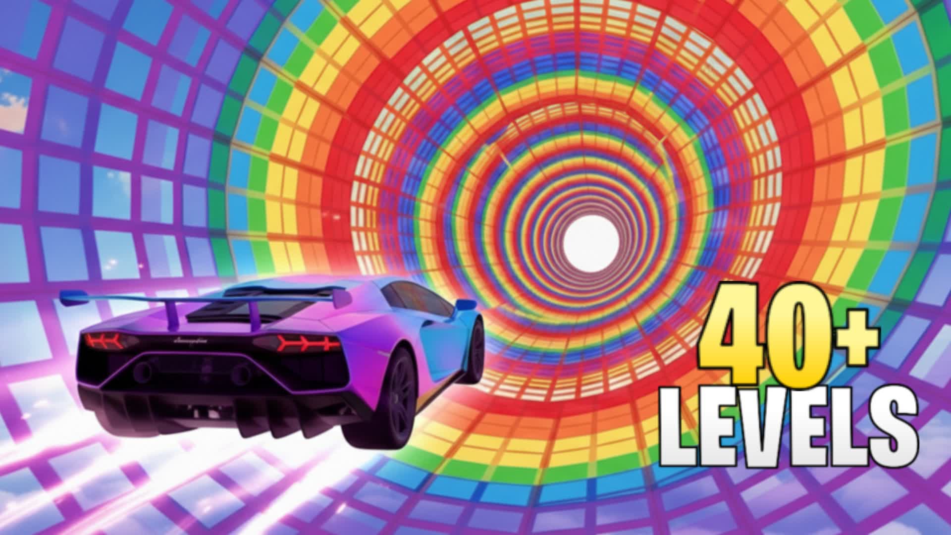 🌈40＋ SKY OBBY PARKOUR 🚙