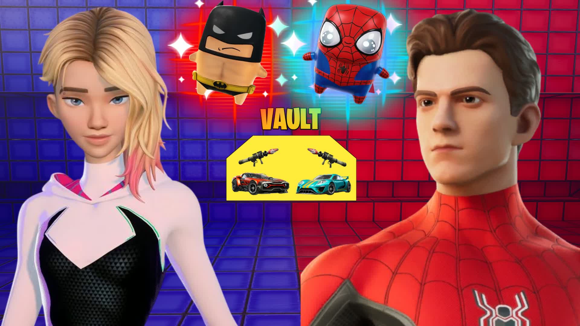 RED VS BLUE SPIDER BRAND NEW DAY🔵🔴