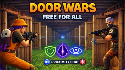 DOOR WARS 🤯🚪 FFA + Proximity Chat 🔊