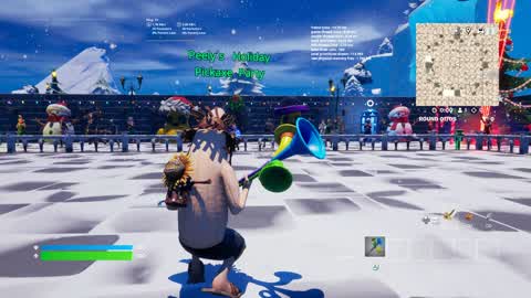 Peely's Holiday Pickaxe Party