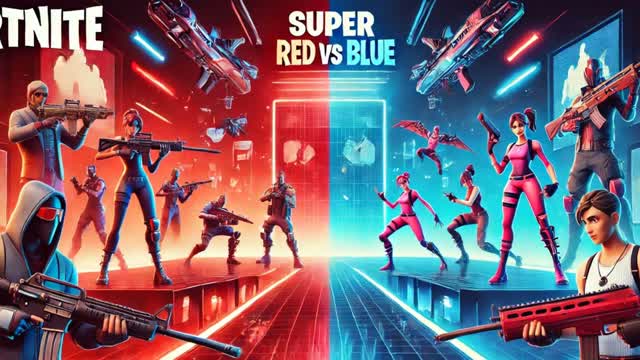 SUPER RED VS BLUE 🔴🔵