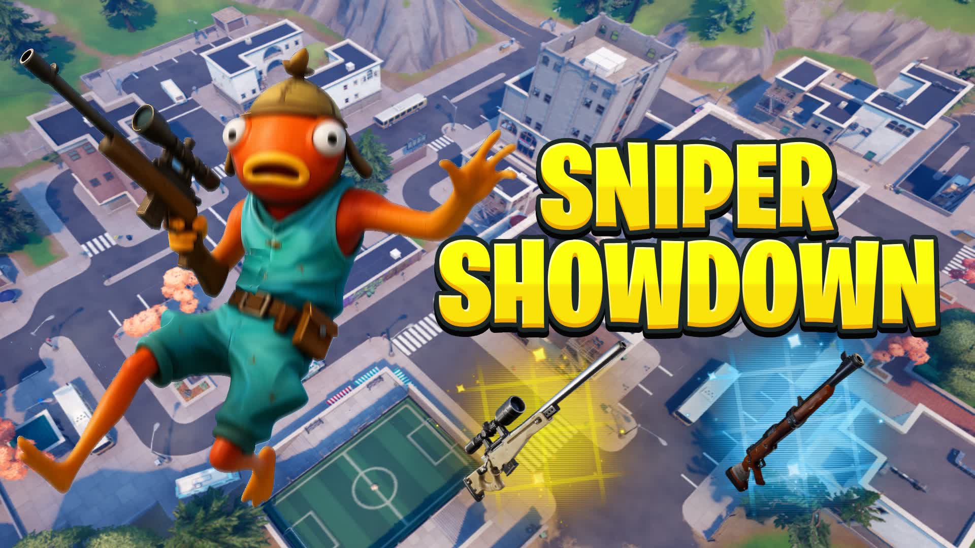 SNIPER SHOWDOWN 🎯 TILTED TOWERS🏢