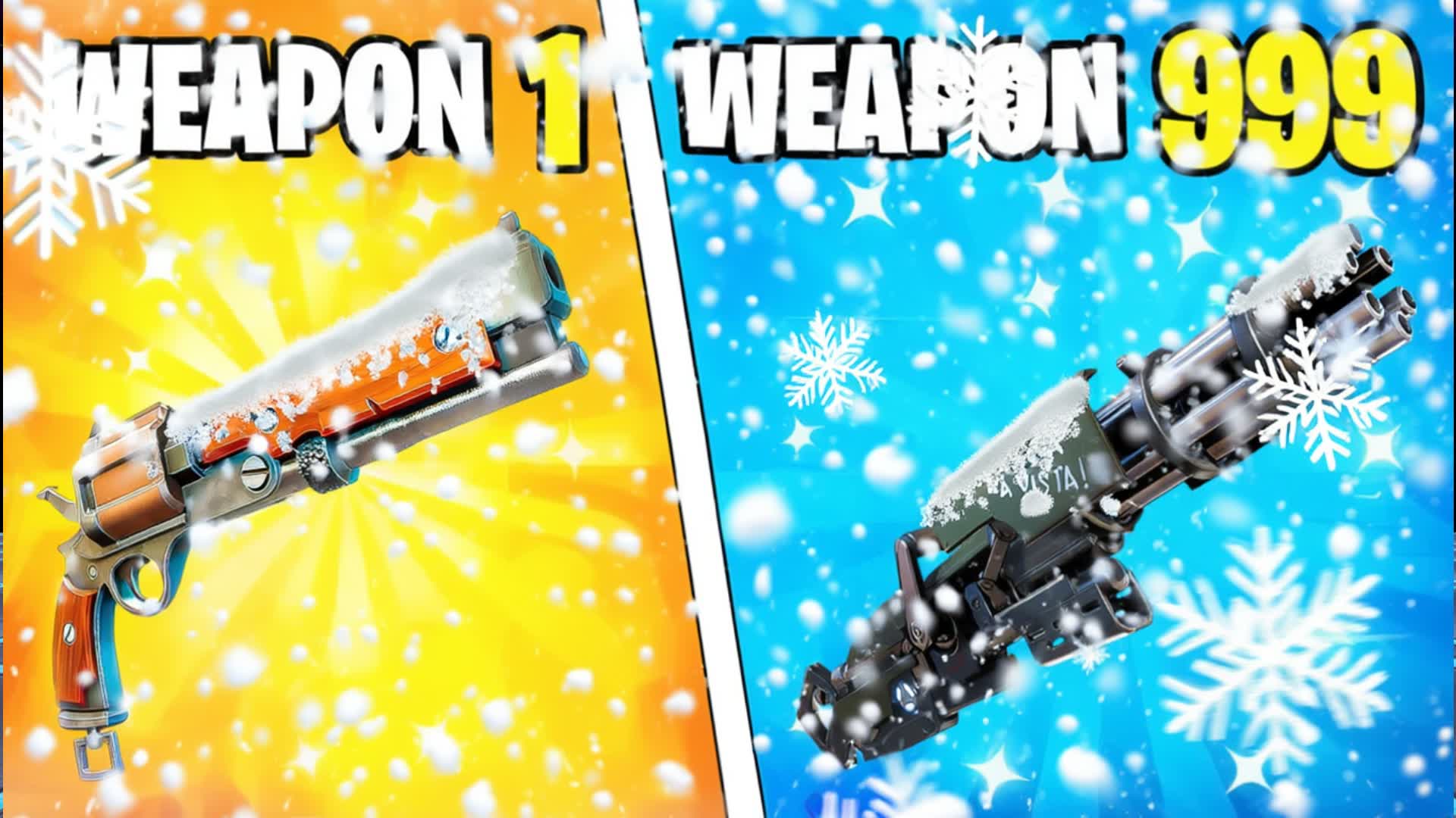 WINTER GUN GAME🔫 ONE SHOT FFA