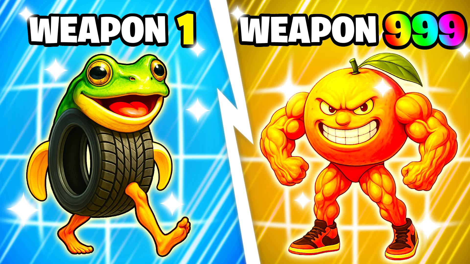 😎SUMMER GUN GAME⭐BRAINROT MEMES😂POWERS