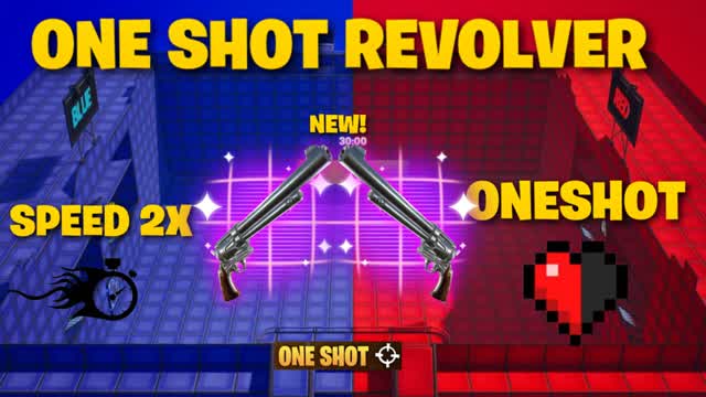 ONE SHOT REVOLVER 🎯 🔴🔵