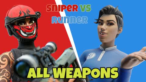 Sniper vs Runner 🎯 ALL WEAPONS
