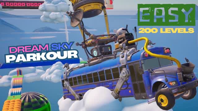 ⭐️Dream Sky Parkour 200 Levels☁️
