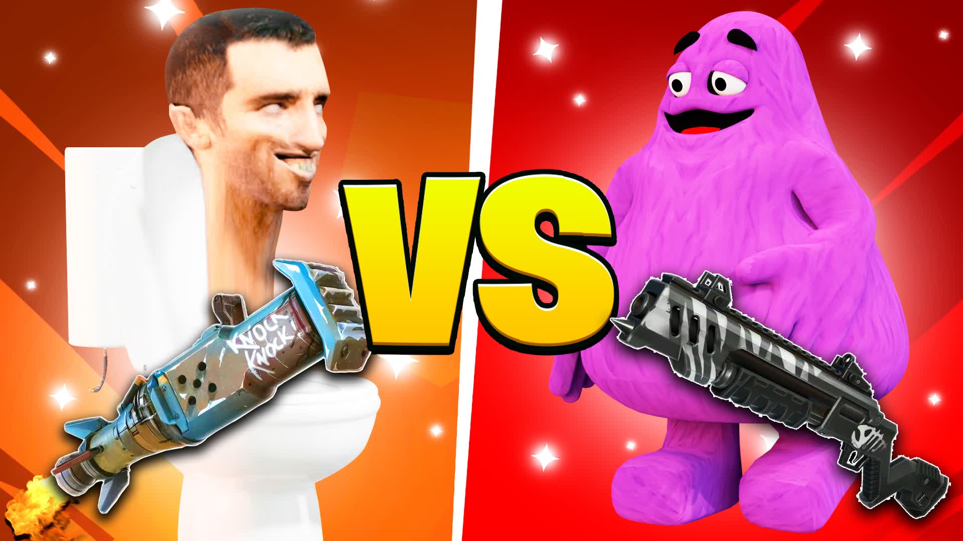 🚽 SKIBIDI TOILET VS GRIMACE ⭐