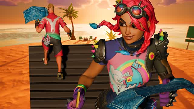 BEACH 1V1🏆 [MUSIC🎵]