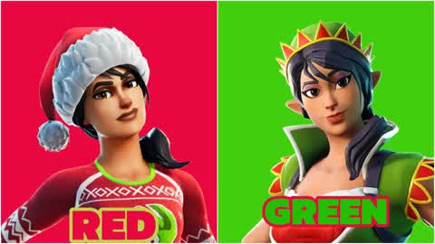 CHRISTMAS RED VS GREEN