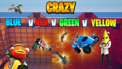 BLUE v RED v GREEN v YELLOW ARENA