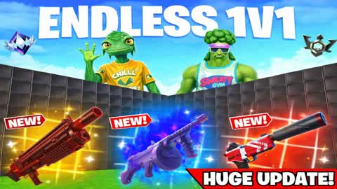 ENDLESS 1V1 FFA - CRAZY GUNS & RIDES