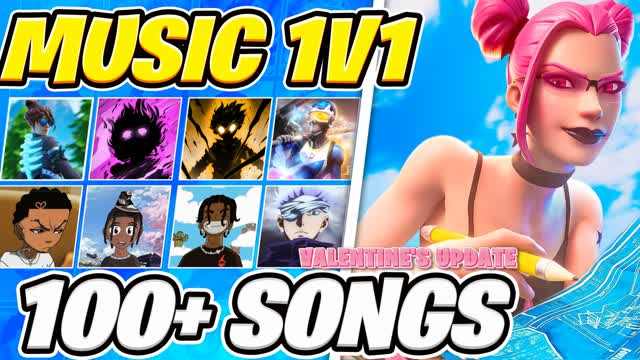 ✨Music 1v1 Map [250+ Songs & Pickaxes]🎵