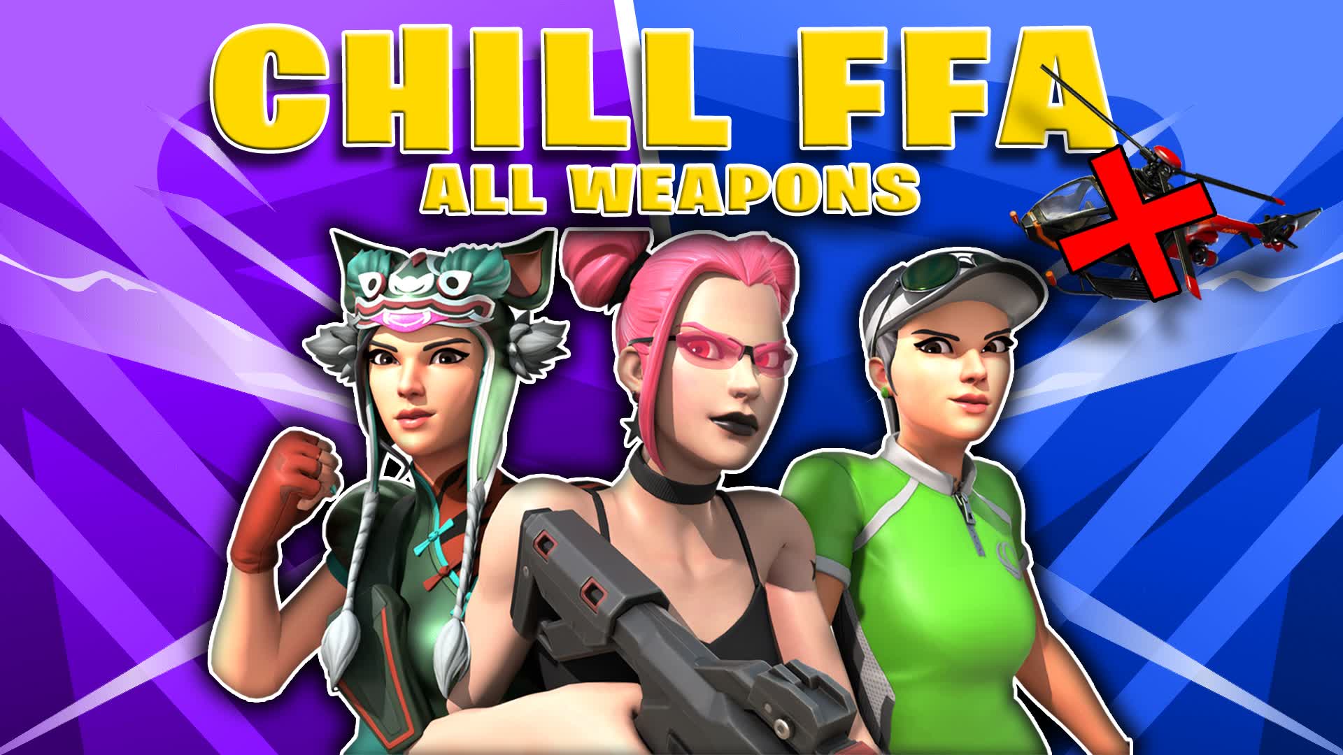 1v1v1 CHILL FFA