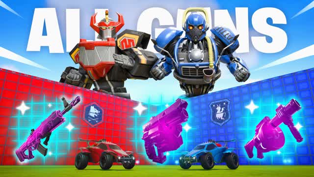 All Guns - Red vs Blue