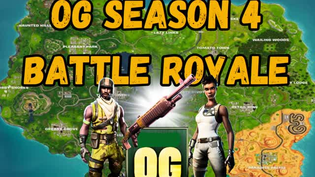 OG SEASON 4 BATTLE ROYALE (SOLO)