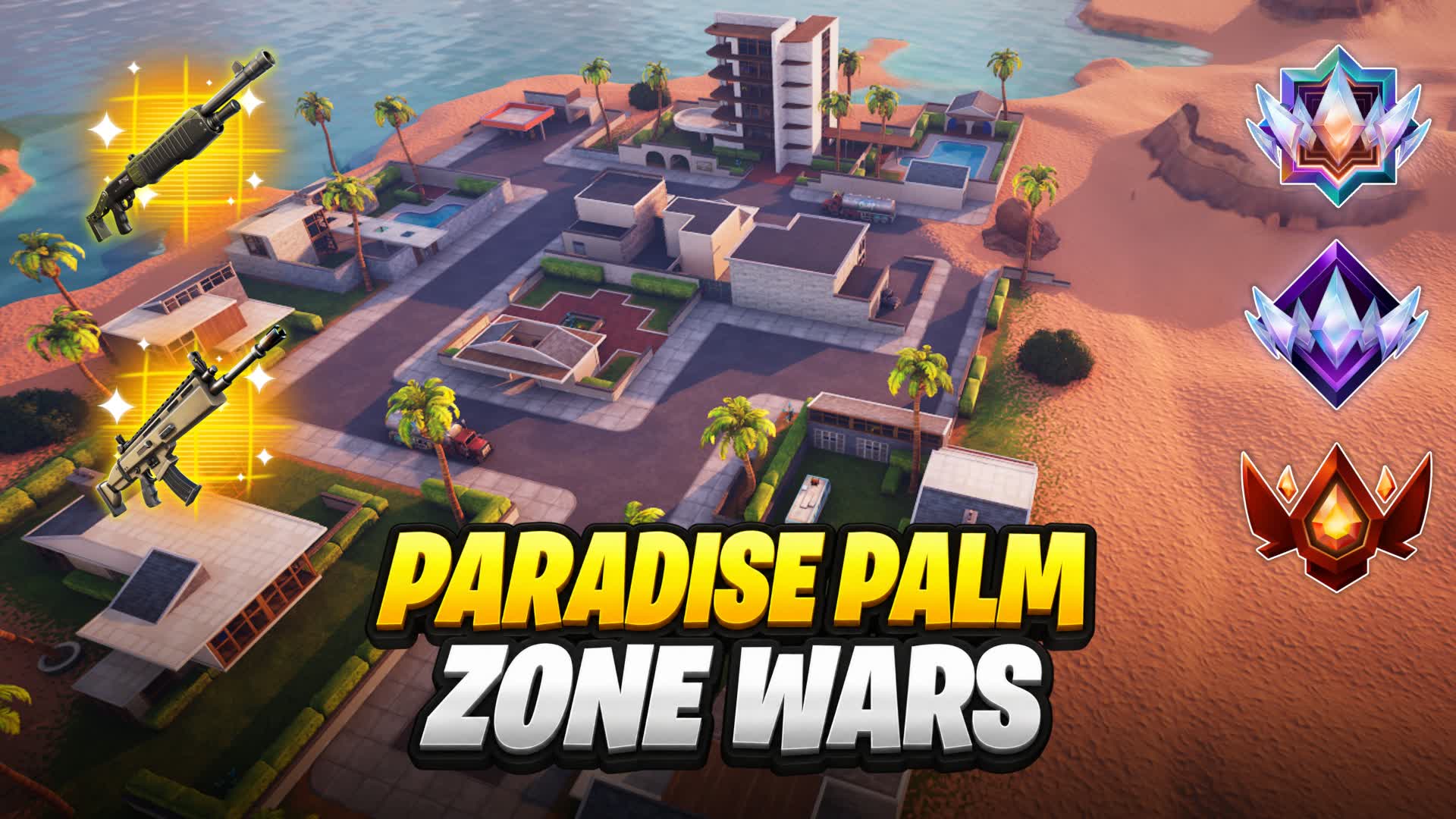 🎯 Paradise Palm Zone Wars 🌀