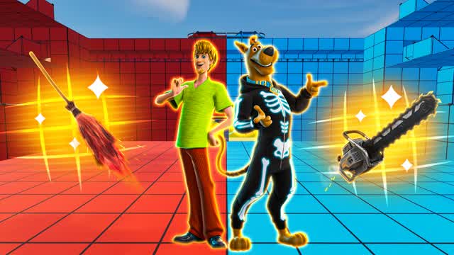 CRAZY SCOOBY DOO 🐾 RED VS BLUE 🔵🔴