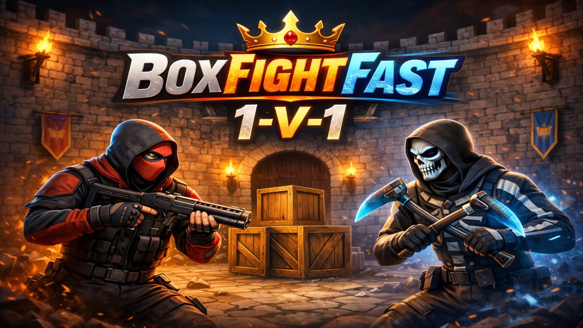 ⚡ BOX FIGHT FAST 1V1 ⚡