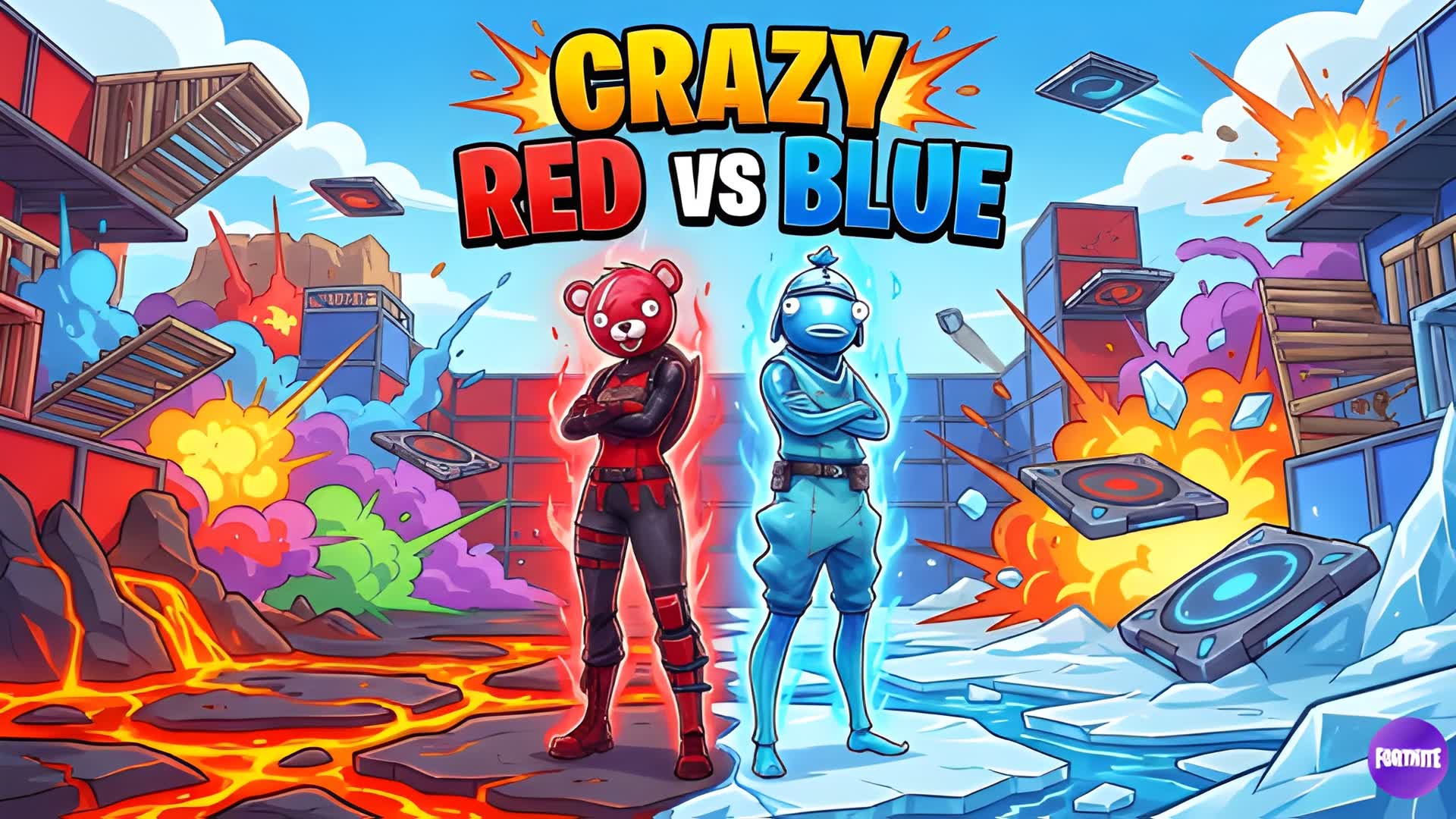 ULTRA CRAZY RED VS BLUE