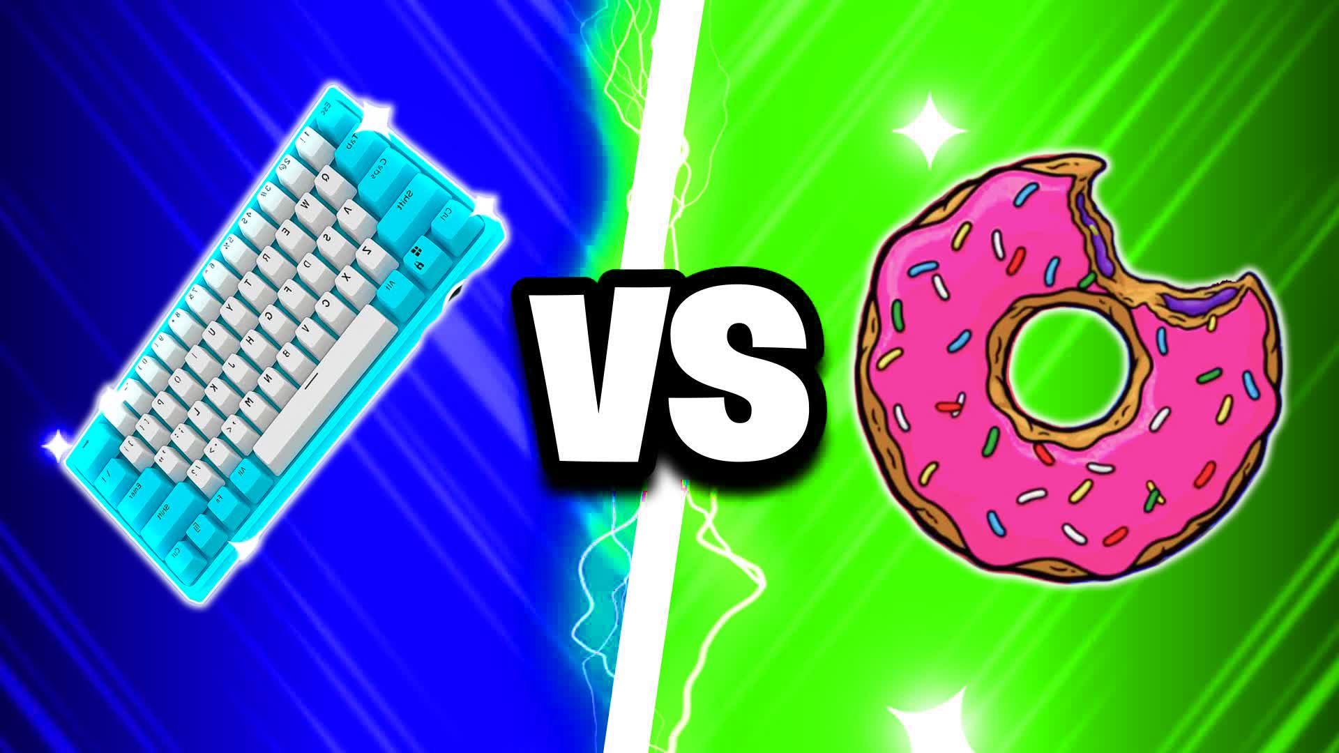CRAZY DONUT VS KEYBOARD  🔵🔴