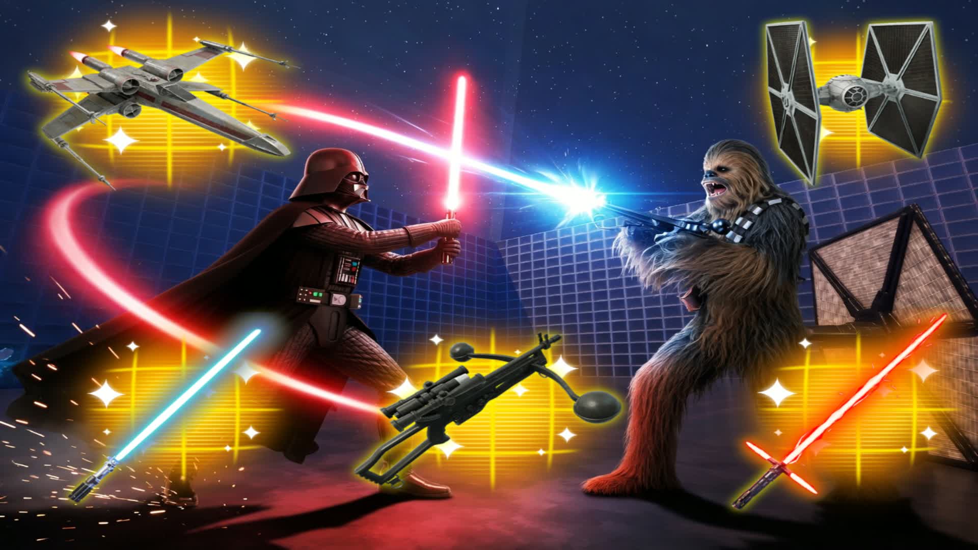 ⭐全てのミシック銃を使った1V1スター・ウォーズ⭐