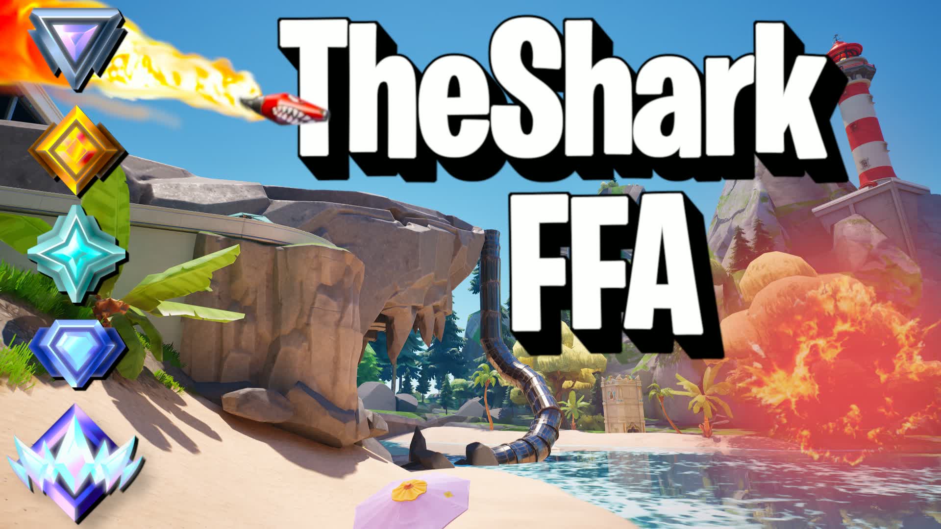 The Shark FFA🦈 - ALL Weapons🔫