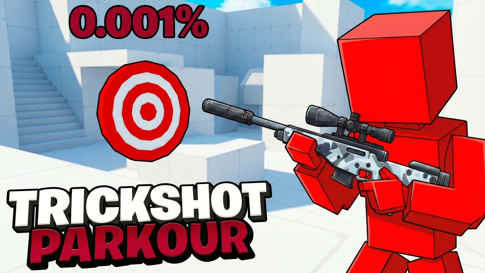 SUPER TRICKSHOT PARKOUR🎯(70 LEVELS)