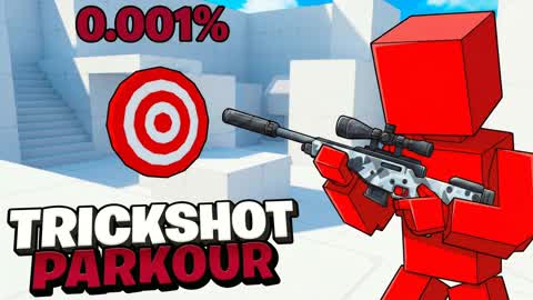 SUPER TRICKSHOT PARKOUR🎯(70 LEVELS)