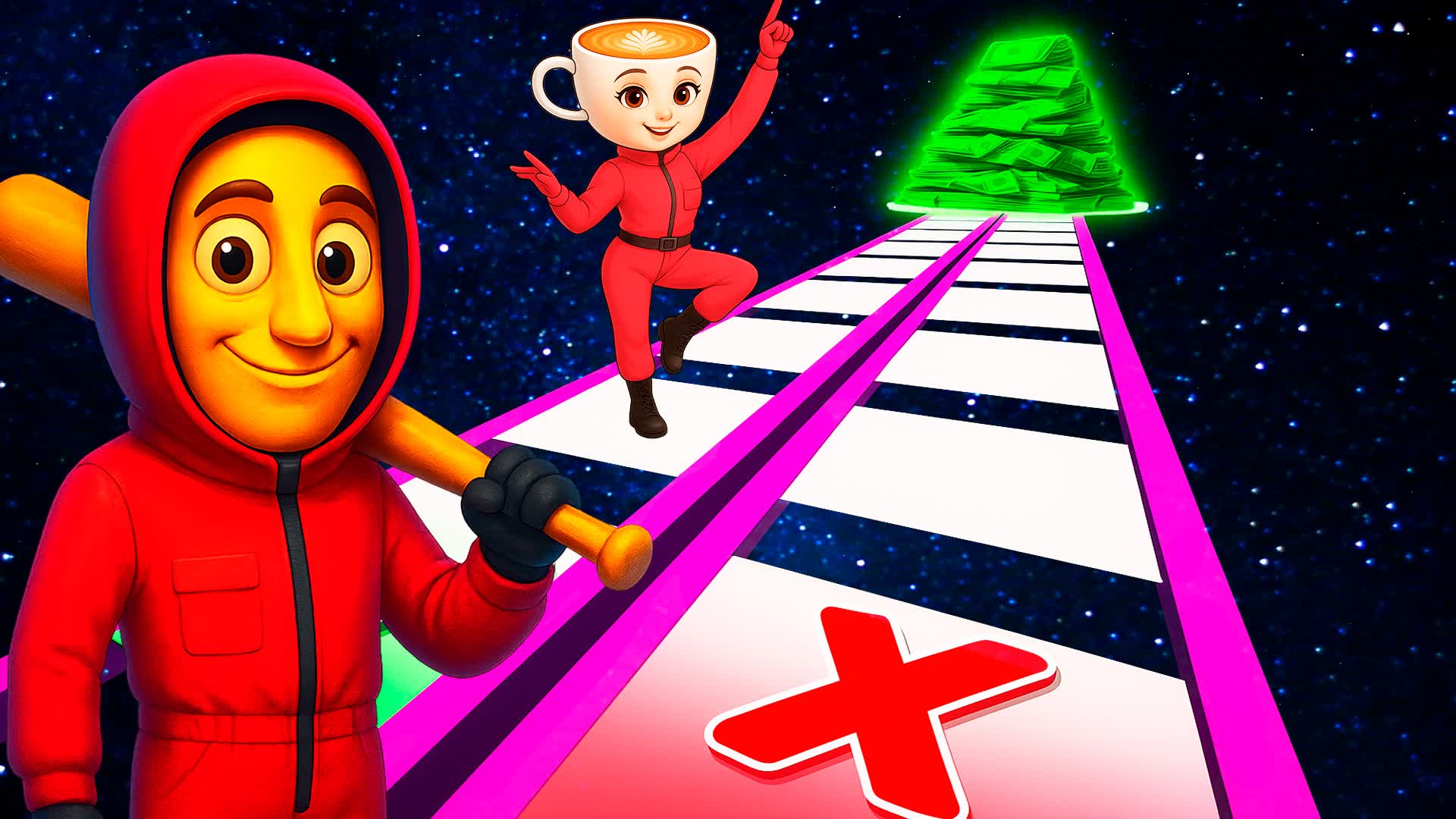 ⭐JUMP ROPE ➰ GLASS BRIDRE🌈HARD LEVEL