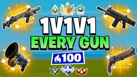 1v1v1 EVERY GUN 1V1 ARENA PVP FFA HERO