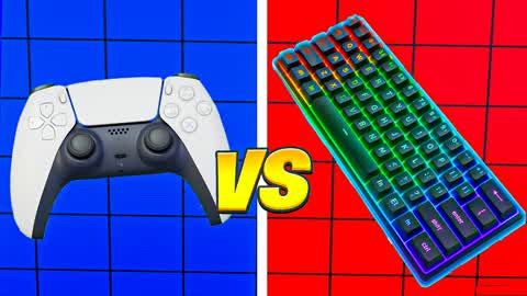 CONTROLLER VS KEYBOARD - RED VS BLUE🔴🔵