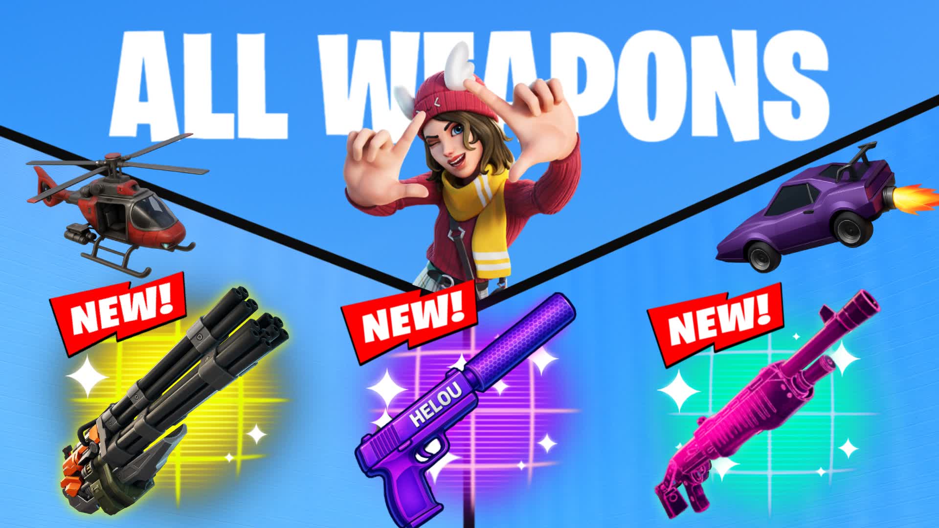 WINTER 1V1V1 ALL WEAPONS