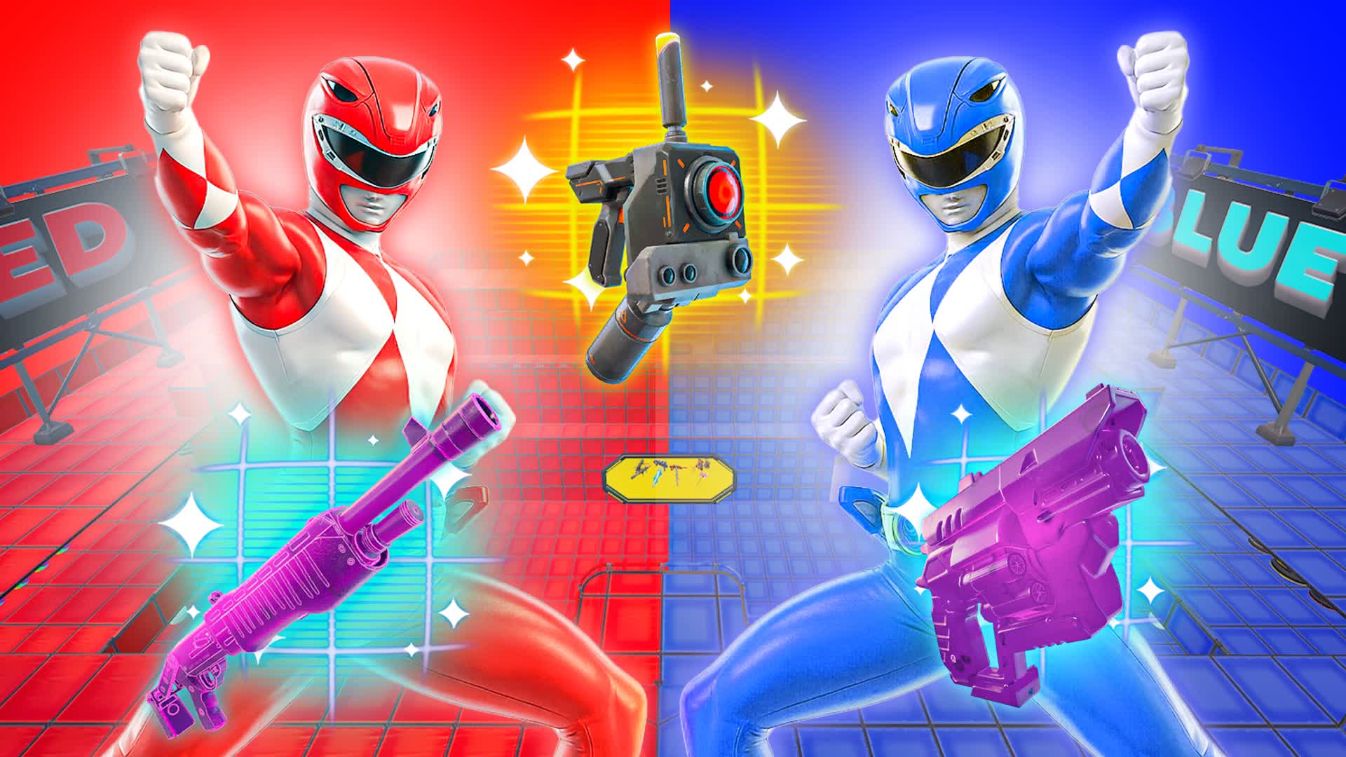 MEGA GAMES RED VS BLUE 🔴🔵
