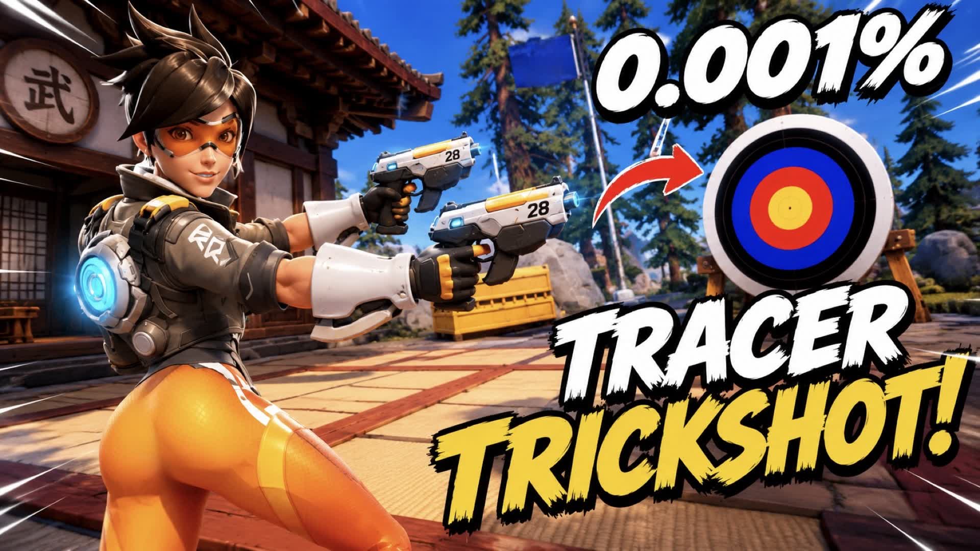 TRACER GUN TRICKSHOT🎯🔫