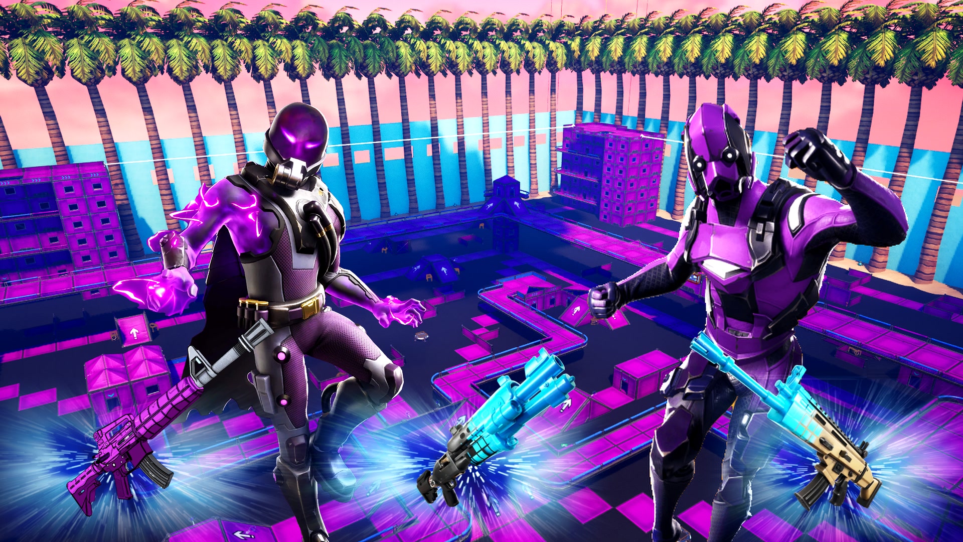 Paint Launcher Purple🔫PVP 7479-1374-6392 by b.gonzalez09 - Fortnite Creative Map Code ...