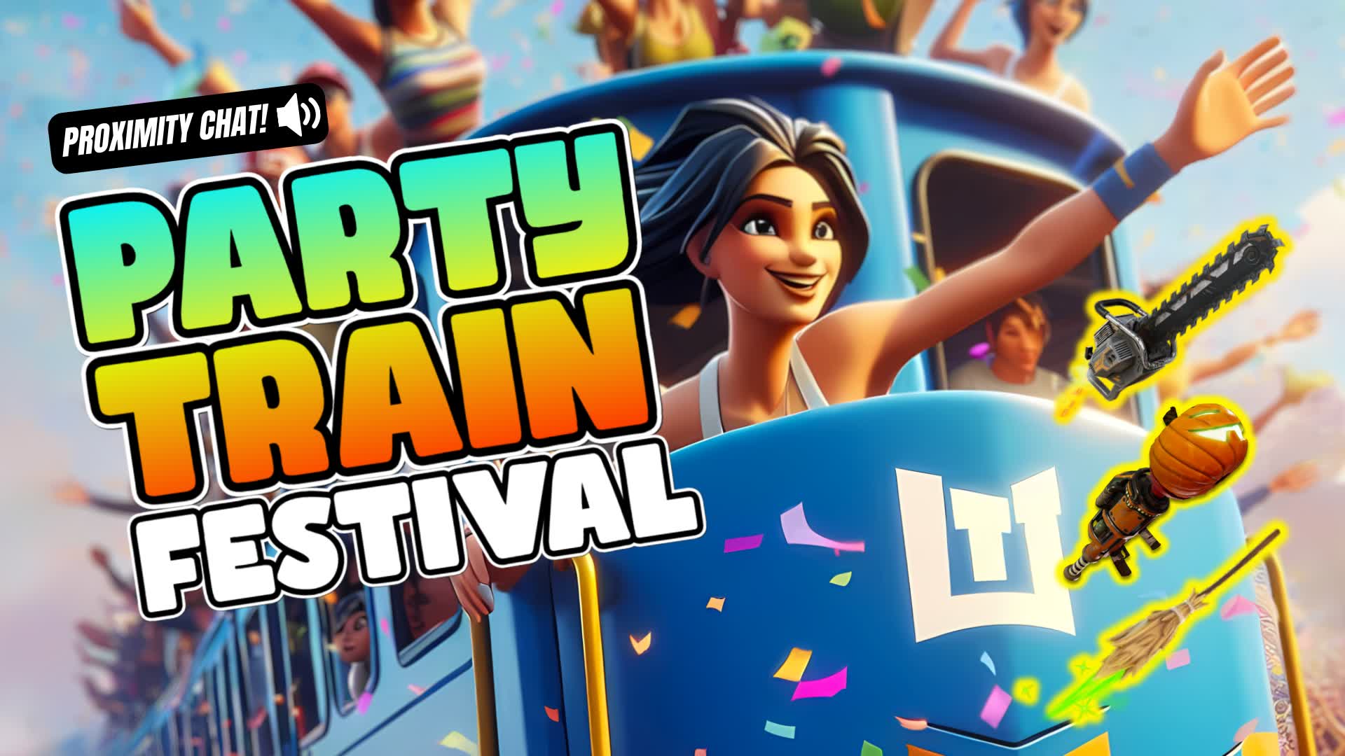 🎈PARTY TRAIN🎈 TRICK OR TREAT UPDATE🎃 020389947989 by omggames Fortnite