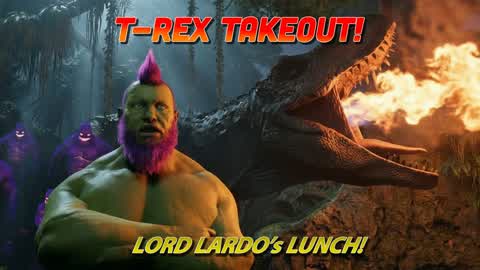Lord Lardo's Lunch! T-Rex Takeout! Co-OP