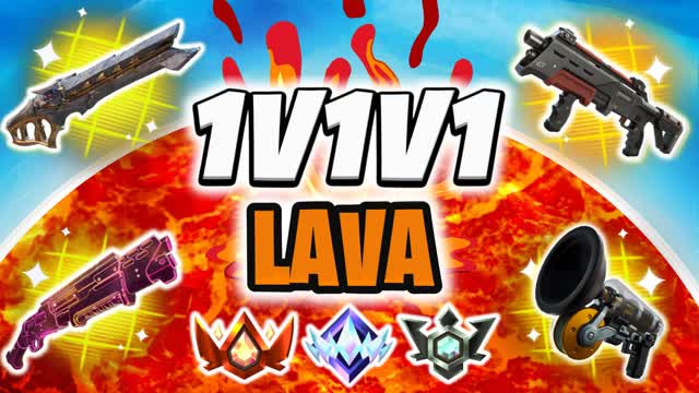 1v1v1 LAVA FFA