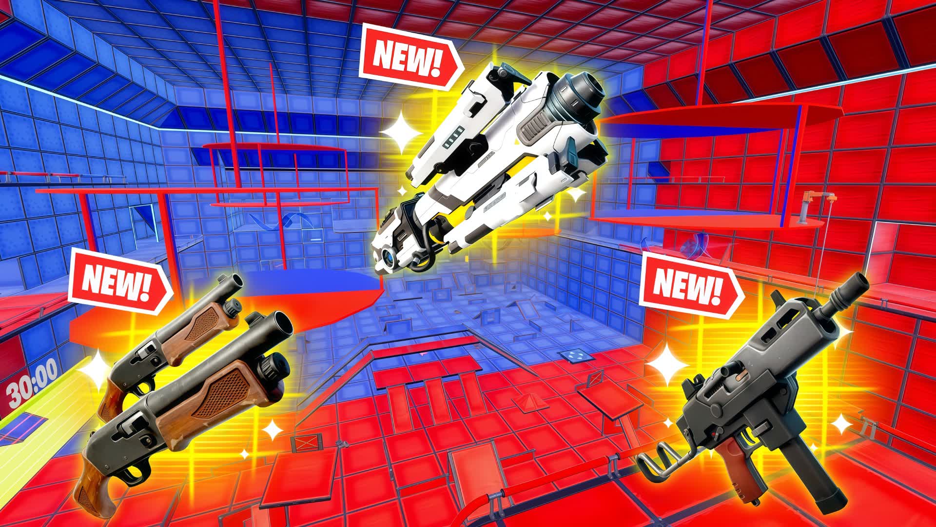 🎯MEGA BATTLE RED VS BLUE ZERO BUILD🎯