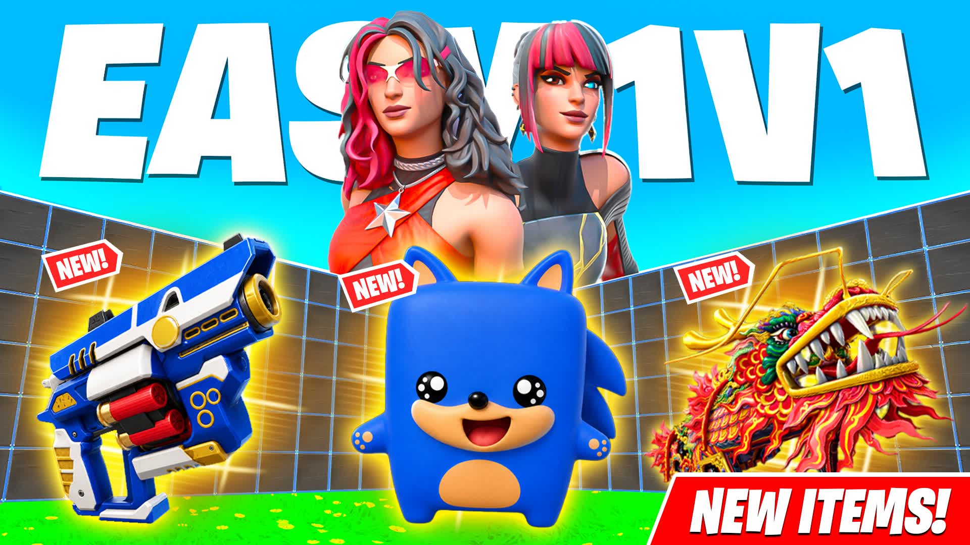 EASY 1V1 FFA - ALL GUNS & RIDES - DCAVA