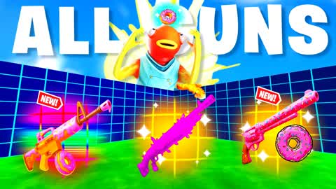 🍩CRAZY 1V1 - ALL GUNS PIT FFA🍩