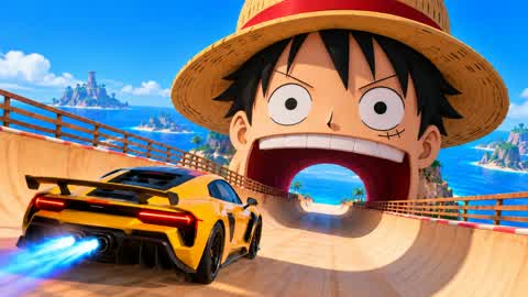 ONE PIECE CAR DRIVE CITY RAMP JUMP