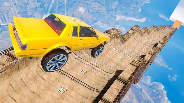 🏁 Easy mega ramp | cars 🚗